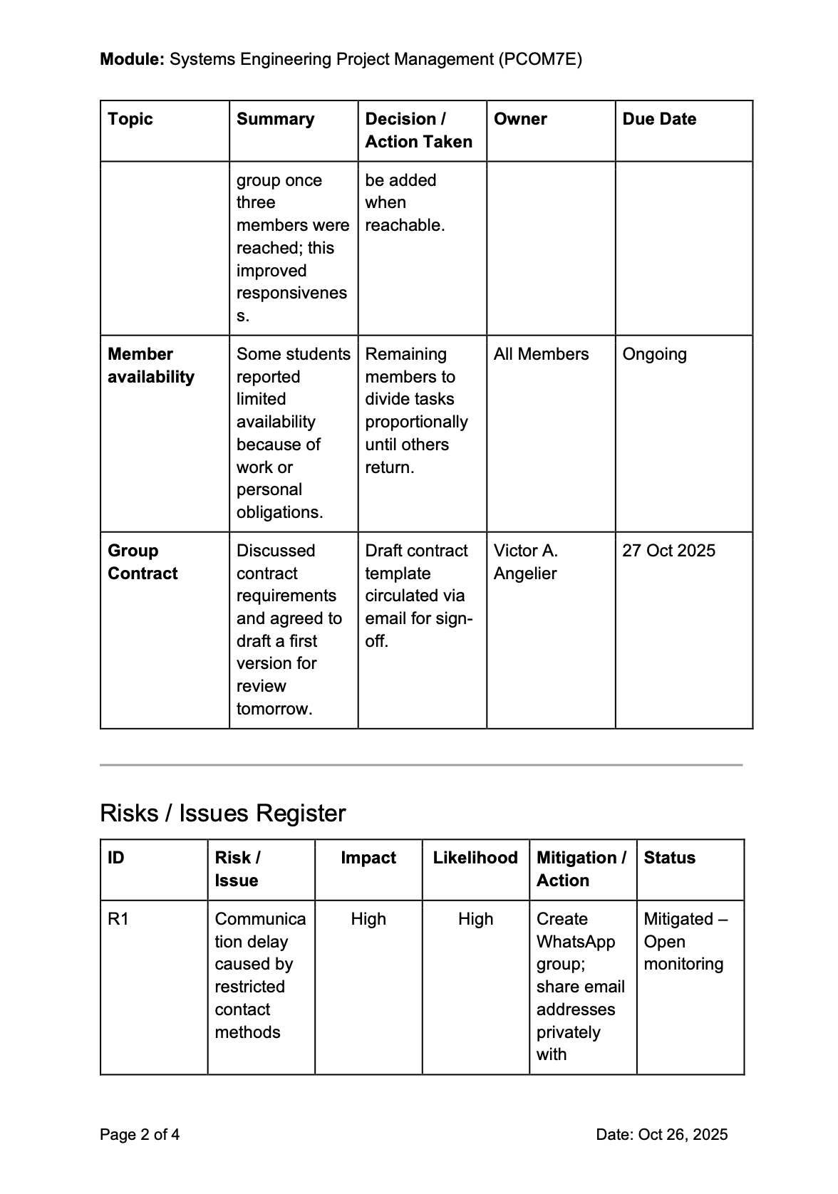 group meeting 1 page 2